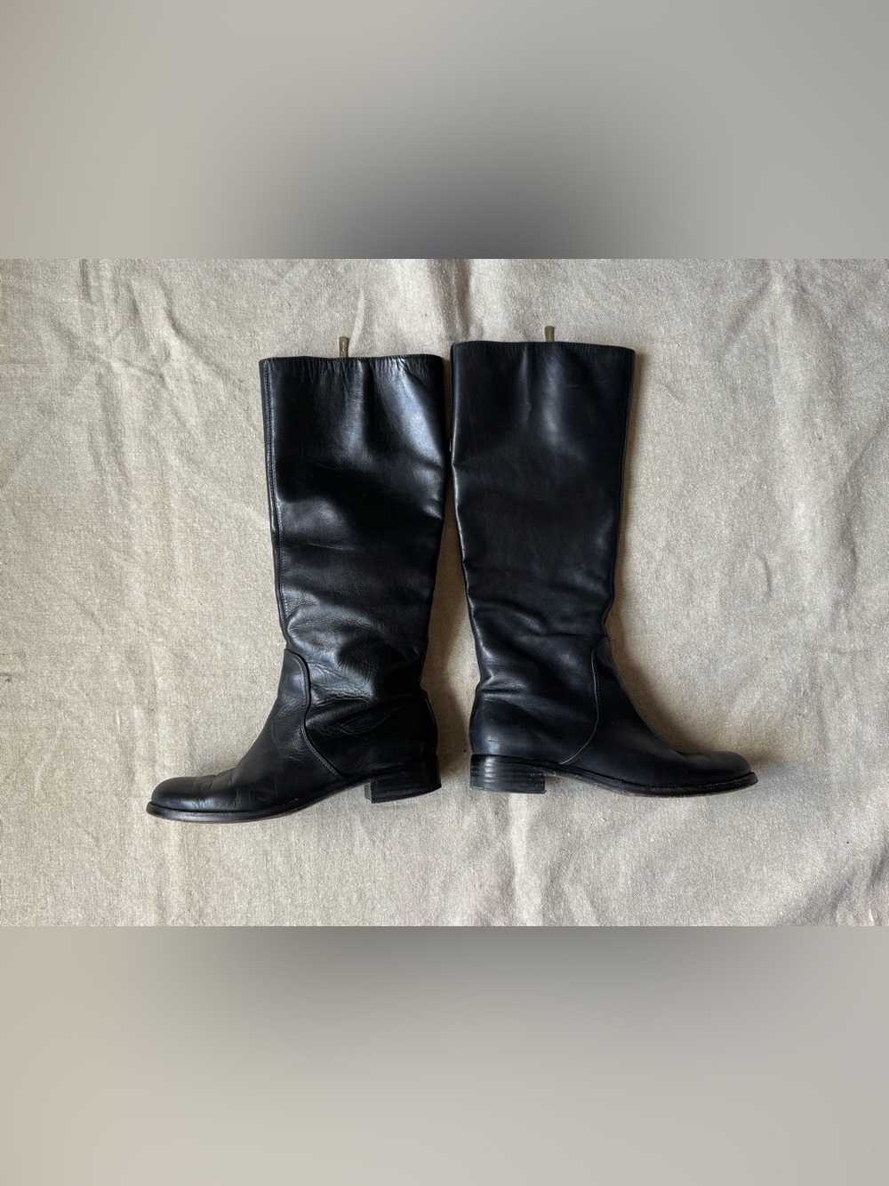 guess by marciano Black Leather Riding Boots